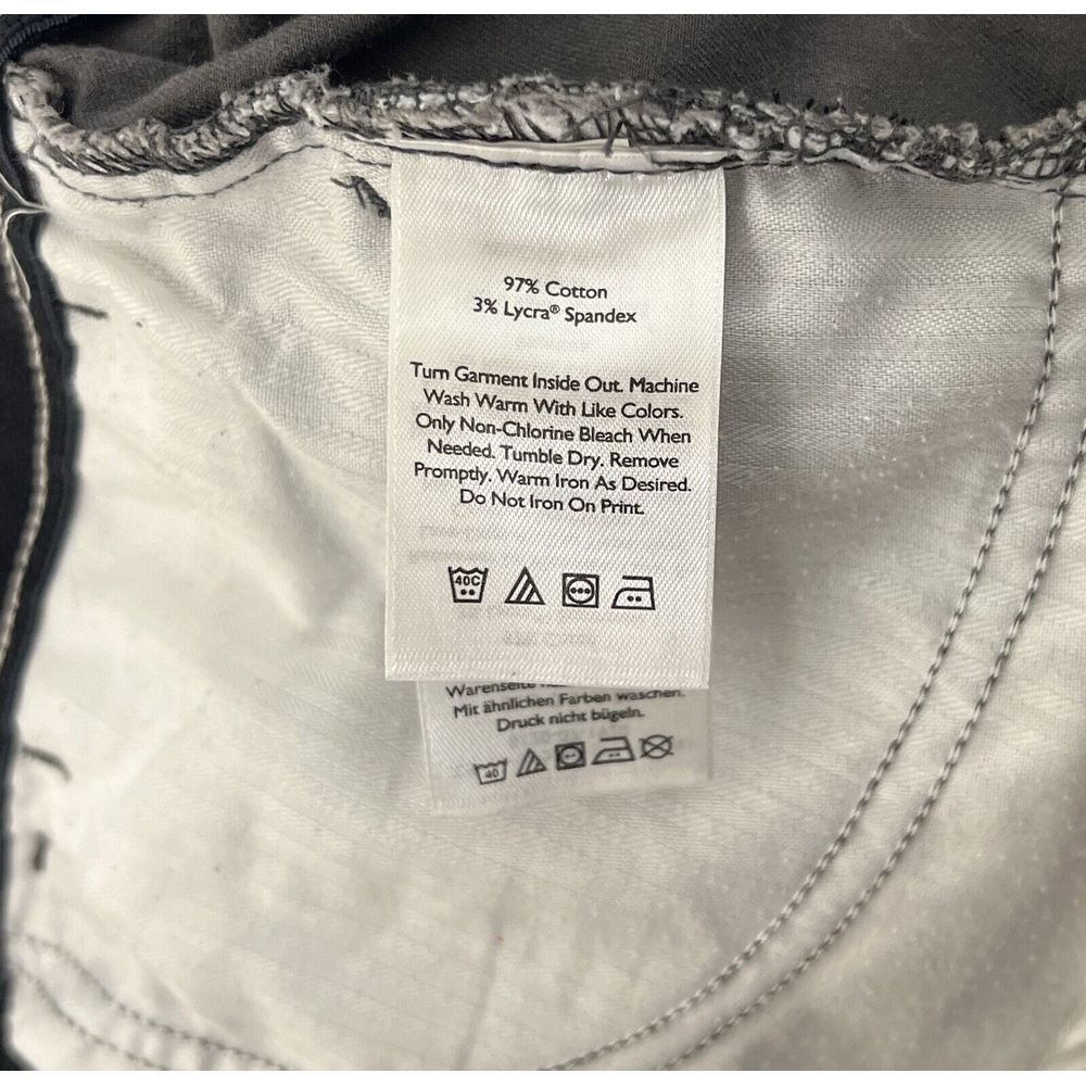 Eddie Bauer Gray Legend Wash Curvy Crop Pants Womens Size 20W Stretch‎ Pockets - Picture 6 of 11